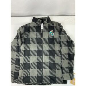 Coastal Carolina Fleece Jacket Kids L Buffalo‎ Check Full Zip Rivalry Threads